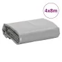 Lona gris 4x8 m 650 g/m² von , Wasserdichte Planen - Ref: Foro24-156116, Preis: 196,04 €, Rabatt: %
