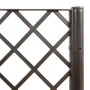 Jardinera con enrejado PP marrón 40x40x142 cm de , Maceteros y jardineras - Ref: Foro24-367920, Precio: 55,47 €, Descuento: %
