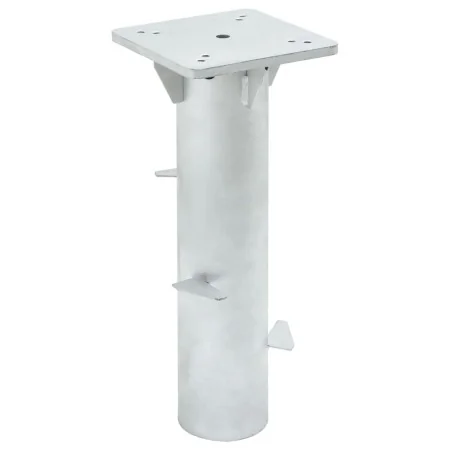 Base para sombrilla enterrada acero plateado 16x16x39,5 cm de , Bases para sombrillas - Ref: Foro24-4003367, Precio: 52,78 €,...