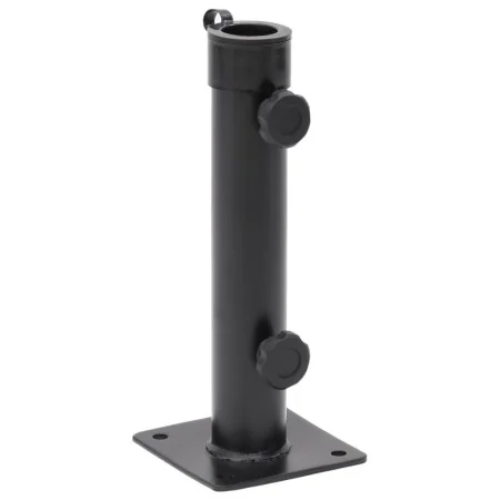 Base de sombrilla para mástil de Ø38/48 mm acero negro mate de , Bases para sombrillas - Ref: Foro24-4003373, Precio: 20,44 €...