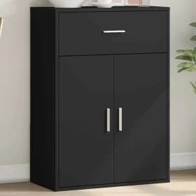 Aparador madera de ingeniería negro 60x30x84 cm de , Aparadores - Ref: Foro24-840493, Precio: 88,54 €, Descuento: %
