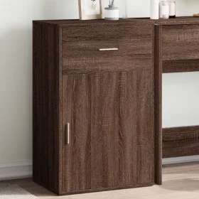Armario almacenaje madera ingeniería marrón roble 56,5x39x90 cm de , Taquillas y armarios de almacenamiento - Ref: Foro24-840...
