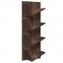 Estantería de pared 4 niveles marrón roble 33x16x90 cm de , Estantes y estanterías - Ref: Foro24-840722, Precio: 37,76 €, Des...