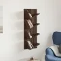 Estantería de pared 4 niveles marrón roble 33x16x90 cm de , Estantes y estanterías - Ref: Foro24-840722, Precio: 37,76 €, Des...