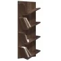 Estantería de pared 4 niveles marrón roble 33x16x90 cm de , Estantes y estanterías - Ref: Foro24-840722, Precio: 37,76 €, Des...