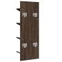 Estantería de pared 4 niveles marrón roble 33x16x90 cm de , Estantes y estanterías - Ref: Foro24-840722, Precio: 37,76 €, Des...