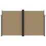 Toldo lateral retráctil gris taupe 200x1200 cm de , Sombrillas - Ref: Foro24-4004859, Precio: 169,55 €, Descuento: %