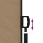 Toldo lateral retráctil gris taupe 200x1200 cm de , Sombrillas - Ref: Foro24-4004859, Precio: 169,55 €, Descuento: %