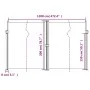 Toldo lateral retráctil gris taupe 200x1200 cm de , Sombrillas - Ref: Foro24-4004859, Precio: 169,55 €, Descuento: %