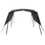 Toldo bimini 4 arcos con paredes laterales 243x(200-213)x137 cm by , Boat storage covers - Ref: Foro24-94832, Price: 250,01 €...