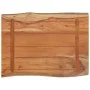 Tablero rectangular madera de acacia borde vivo 80x60x2,5 cm by , Table tops - Ref: Foro24-370620, Price: 83,64 €, Discount: %