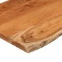 Tablero rectangular madera de acacia borde vivo 80x60x2,5 cm by , Table tops - Ref: Foro24-370620, Price: 83,64 €, Discount: %