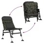 Silla de pesca patas para barro ajustables plegable camuflaje de , Sillas de jardín - Ref: Foro24-4006415, Precio: 86,48 €, D...