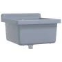 Fregadero lavabo de pared resina gris 40x40x24 cm von , Sinkt - Ref: Foro24-4002796, Preis: 60,83 €, Rabatt: %