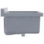 Fregadero lavabo de pared resina gris 40x40x24 cm von , Sinkt - Ref: Foro24-4002796, Preis: 60,83 €, Rabatt: %