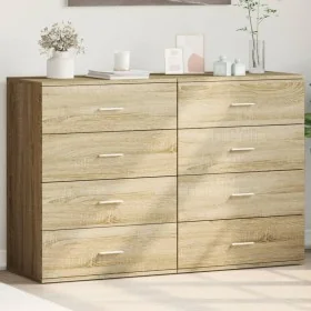 Aparadores 2 uds madera de ingeniería roble Sonoma 60x39x80 cm by , Sideboards - Ref: Foro24-3276625, Price: 200,16 €, Discou...