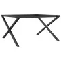 Patas de mesa de centro estructura X acero 80x70x43 cm de , Patas para mesas - Ref: Foro24-357899, Precio: 49,72 €, Descuento: %