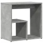 Mesa auxiliar de madera contrachapada gris hormigón 50x30x50 cm de , Mesas auxiliares - Ref: Foro24-840561, Precio: 36,63 €, ...