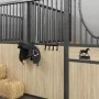 Perchero colgador de bridas con 4 ganchos acero negro de , Accesorios para riendas de caballos - Ref: Foro24-172461, Precio: ...