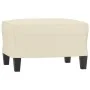 Juego de sofás con cojines 3 piezas cuero sintético color crema de , Sofás - Ref: Foro24-3202378, Precio: 561,13 €, Descuento: %