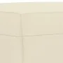 Juego de sofás con cojines 3 piezas cuero sintético color crema de , Sofás - Ref: Foro24-3202378, Precio: 561,13 €, Descuento: %