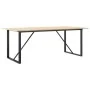 Mesa de comedor marco O madera maciza pino y acero 200x100x75cm de , Mesas de cocina y de comedor - Ref: Foro24-3282679, Prec...