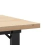 Mesa de centro marco O madera maciza pino y acero 80x50x40,5 cm de , Mesas de cocina y de comedor - Ref: Foro24-3282728, Prec...