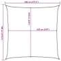 Toldo de vela cuadrado HDPE arena 160 g/m² 7x7 m by , Umbrellas - Ref: Foro24-4002027, Price: 76,04 €, Discount: %