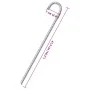 Clavijas para tienda 12 uds acero galvanizado 41,5 cm Ø12 mm de , Accesorios para tiendas de campaña - Ref: Foro24-4009344, P...