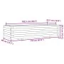 Jardinera de madera maciza de pino blanco 110x40x26,5 cm by , Pots and planters - Ref: Foro24-847339, Price: 112,77 €, Discou...