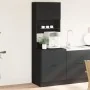 Mueble de cocina madera de ingeniería negro 60x50x180 cm de , Armarios de cocina - Ref: Foro24-3276638, Precio: 192,15 €, Des...