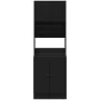 Mueble de cocina madera de ingeniería negro 60x50x180 cm de , Armarios de cocina - Ref: Foro24-3276638, Precio: 192,15 €, Des...