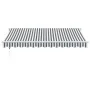 Toldo retráctil aluminio y tela antracita y blanco 3,5x2,5 m by , Awnings - Ref: Foro24-3216114, Price: 282,16 €, Discount: %