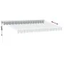 Toldo retráctil aluminio y tela antracita y blanco 3,5x2,5 m by , Awnings - Ref: Foro24-3216114, Price: 282,16 €, Discount: %
