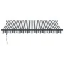 Toldo retráctil automático luz LED antracita blanco 350x250 cm by , Awnings - Ref: Foro24-3310228, Price: 404,06 €, Discount: %