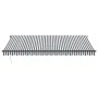 Toldo retráctil automático antracita y blanco 450x300 cm by , Awnings - Ref: Foro24-3310235, Price: 441,05 €, Discount: %