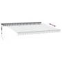 Toldo retráctil automático antracita y blanco 450x300 cm by , Awnings - Ref: Foro24-3310235, Price: 441,05 €, Discount: %