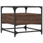 Mesa de centro con puertas de vidrio marrón roble 50x50x45 cm de , Mesas de centro - Ref: Foro24-846053, Precio: 69,99 €, Des...