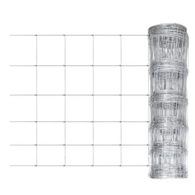 Valla de jardín de acero galvanizado 50 m 80 cm by , fence panels - Ref: Foro24-140720, Price: 84,47 €, Discount: %