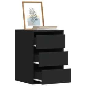 Cajonera de esquina madera de ingeniería negra 40x41x58 cm by , Drawers - Ref: Foro24-852835, Price: 91,96 €, Discount: %