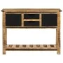 Mesa consola de madera maciza de mango 100x35x75 cm de , Mesas auxiliares - Ref: Foro24-374058, Precio: 250,77 €, Descuento: %