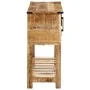 Mesa consola de madera maciza de mango 100x35x75 cm de , Mesas auxiliares - Ref: Foro24-374058, Precio: 250,77 €, Descuento: %