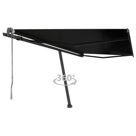 Toldo de pie automático gris antracita 400x350 cm de , Toldos - Ref: Foro24-3069829, Precio: 565,58 €, Descuento: %