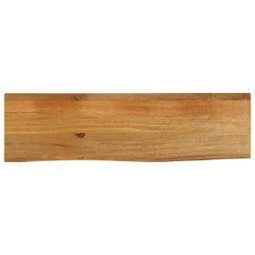 Tablero de mesa borde natural madera maciza mango 120x20x2,5 cm by , Table tops - Ref: Foro24-370518, Price: 46,61 €, Discoun...