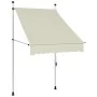 Toldo retráctil de operación manual color crema 100 cm de , Toldos - Ref: Foro24-145833, Precio: 96,65 €, Descuento: %