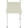 Toldo retráctil de operación manual color crema 100 cm de , Toldos - Ref: Foro24-145833, Precio: 96,65 €, Descuento: %