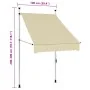 Toldo retráctil de operación manual color crema 100 cm de , Toldos - Ref: Foro24-145833, Precio: 96,65 €, Descuento: %