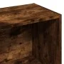 Estantería madera de ingeniería roble ahumado 57x28,5x141 cm de , Librerías y estanterías - Ref: Foro24-848000, Precio: 71,77...