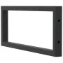 Soportes estante de lavabo 2 uds rectangular acero negro by , Supports and crossbars - Ref: Foro24-4007273, Price: 37,36 €, D...