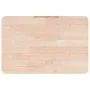 Estante de lavabo de pared de acero y madera maciza de roble de , Tocadores de baño - Ref: Foro24-3302335, Precio: 67,72 €, D...